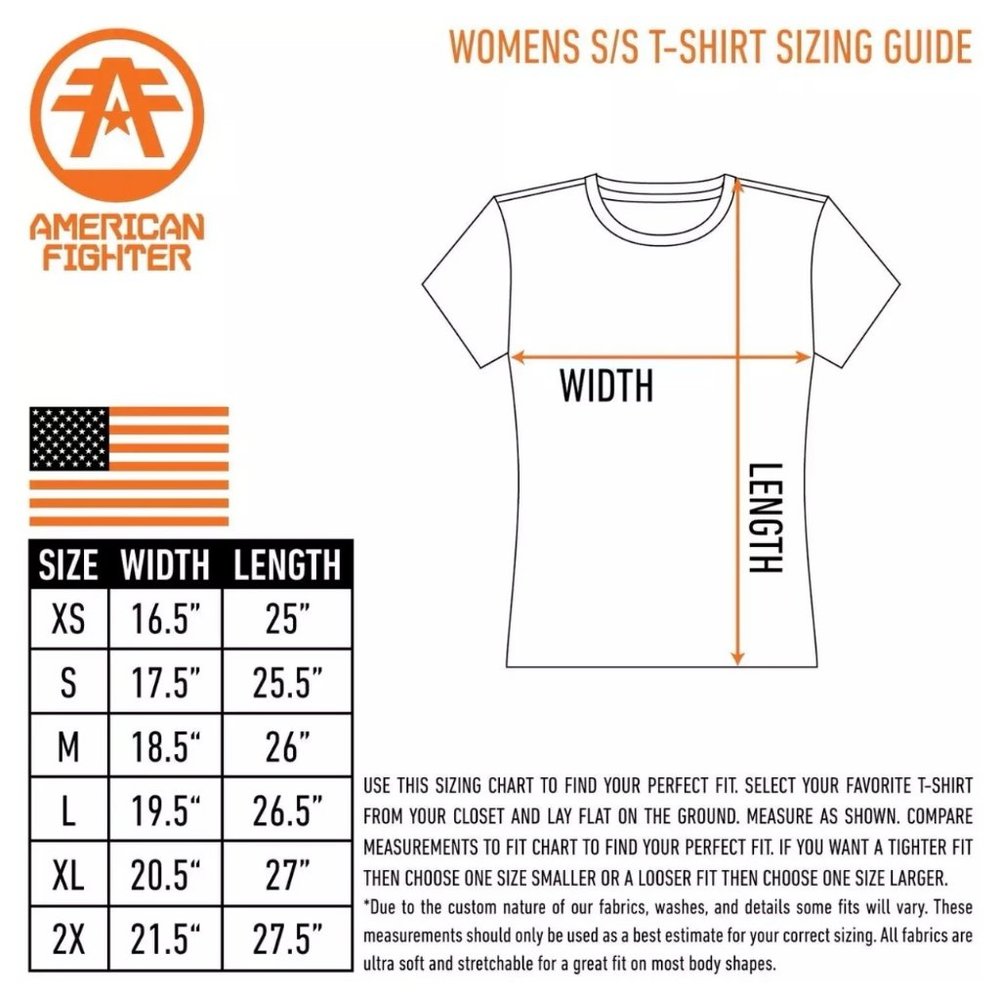 AMERICAN FIGHTER Women's T-Shirt S/S FAIR GROVE - Picture 4 of 7